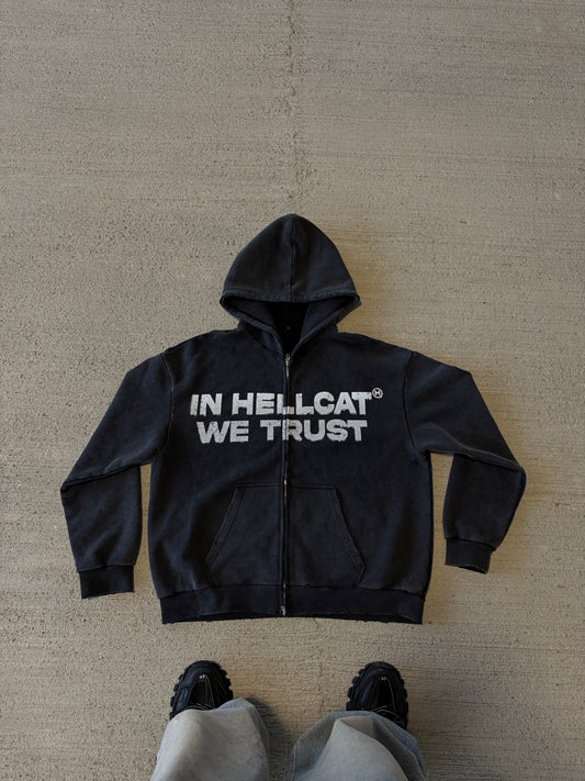 "IN HELLCAT WE TRUST" ZIP UP